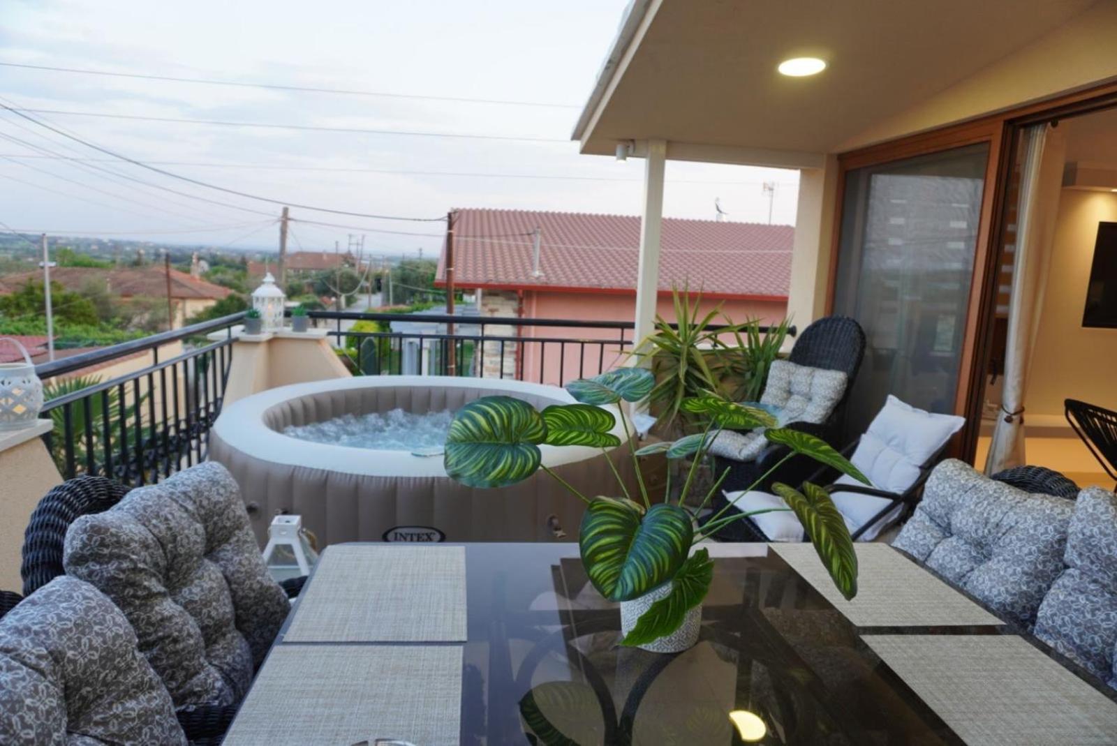 Villa Vaso With Jacuzzi Epanomi Zewnętrze zdjęcie